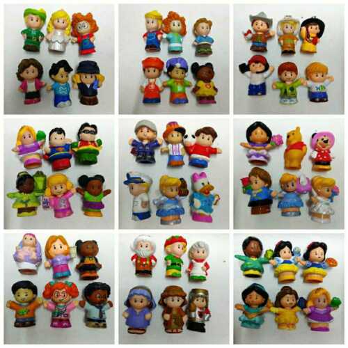 Up To 150 Kinds Little People Princess Mickey Koby Mia Mom Dad Famer-your Choice