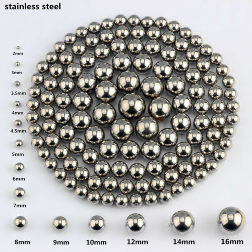 Lot Dia Bearing Balls High Quality  Stainless Steel Precision 2-16mm 10 -10000x