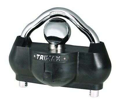 Trimax Umax100 Universal Solid Hardened Steel Premium Dual Purpose Coupler Lock