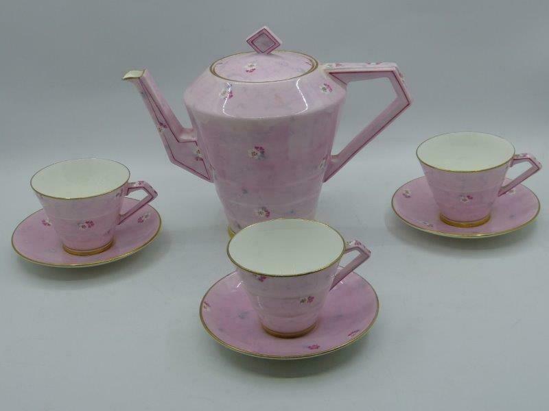 Paragon Vintage Partial Coffee Set - Replica Of One Made For Hm Queen Mary