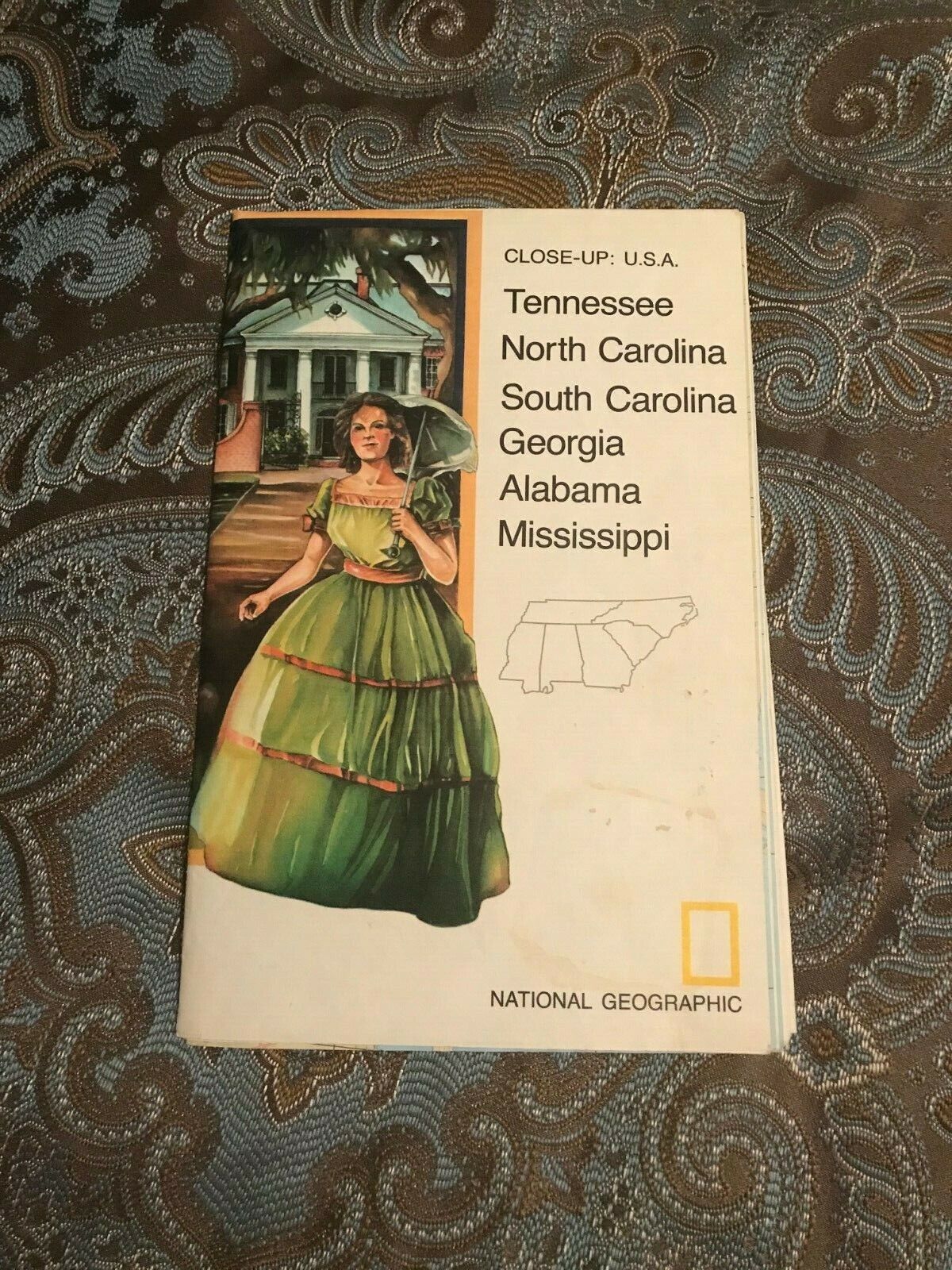 Natl Geographic 1975 Tenn, N & S Carolina Georgia Alabama Mississippi Genealogy