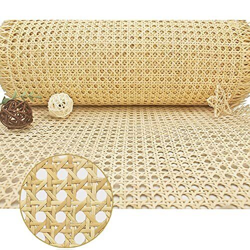 18 Widthx1feet Rattan Mesh Roll Sheet Webbing Caning Material For Chairs Kit Ra"