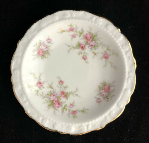 Paragon Small Side Plate Victoriana Rose Pattern Gold Edge 4-3/4”